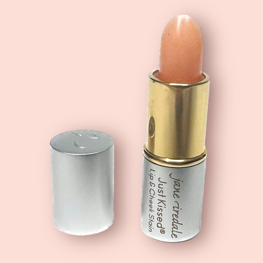 JANE IREDALE NWOT Mini Just Kissed Lip & Cheek Stain in Forever Pink.